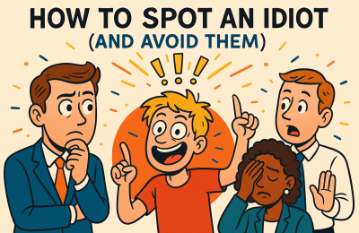 Dont be the idiot in the room