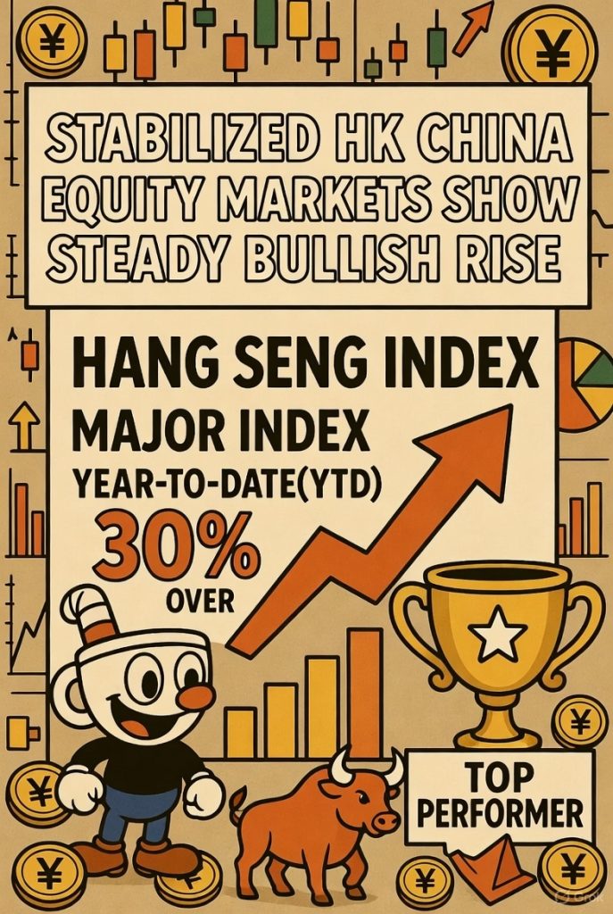 Stock market increasing cartoon graphic