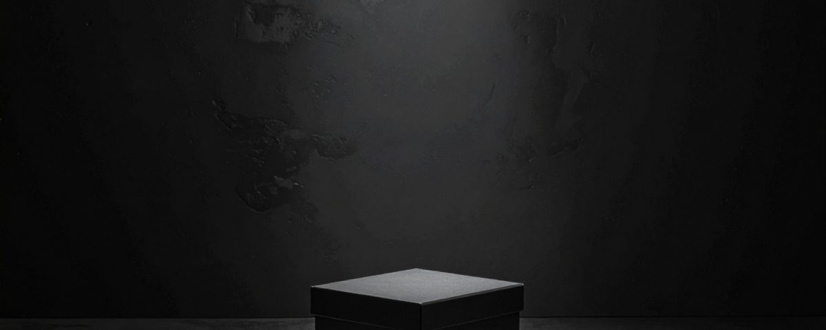 Box with a spotlight