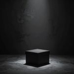 Box with a spotlight