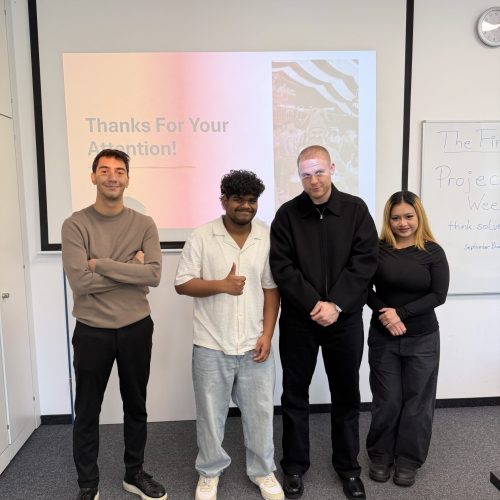 Students Presenting
